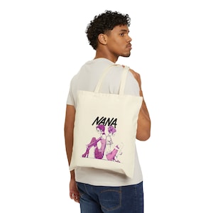 NANA anime bag, anime lover tote bag, Graphic bag, Black Stones, Nana osaki, Nana komatsu, Aesthetic Tote Bag, Tote Bag Gift for Friend