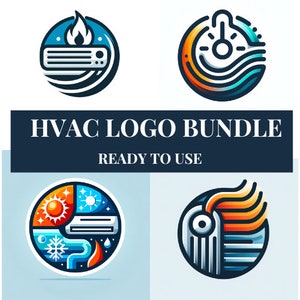 Premium HVAC Logo (4), HVAC Logo SVG, Hvac Logo, Hvac Business Logo, Hvac Branding, Hvac Marketing Graphics, Hvac Svg, Hvac Png, Hvac Logo