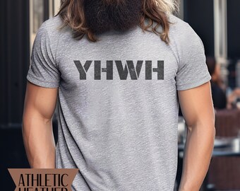 YHWH Shirt, Yahweh Christian Shirts, Christianity, Yeshua Christian Apparel Aesthetic Clothes, Minimalist Christian Merch Streetwear Tshirt