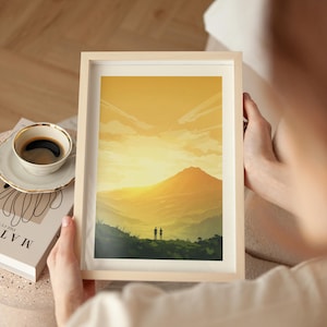 Haleakala Poster Hawaii Travel Print Haleakala National Park Art Maui Gift for Hikers National Park Traveler Gift Haleakala Summit Wall Art