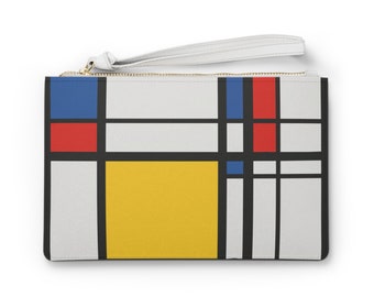 Piet Mondrian Clutch Tasche