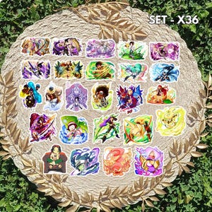 Roi chaman, Asakura Yoh, Asakura Anna, Usui Horokeu, Tao Ren, Tao Jeanne, Amidamaru, Manta Oyamada, Ryunosuke Umemiya, Horohoro | AUTOCOLLANTS