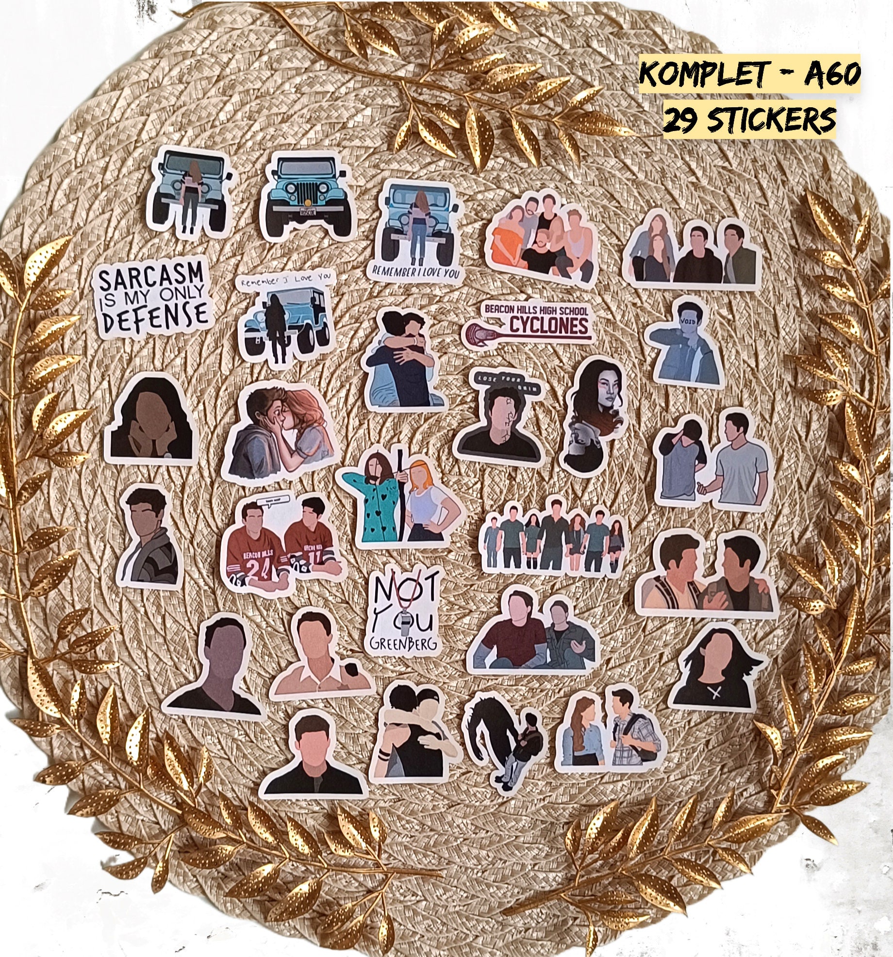 Teen Wolf, Scott, Stiles, Lydia, Alison, Stiles Stilinski, Lydia Martin, Allison Argent, Derek Hale | STICKERS