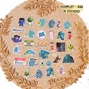Monstres, Inc. Pack Disney, Mike, Sulivan | AUTOCOLLANTS