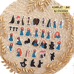 Brave, Pack Disney, Bravedisney, Merida, Disneyprincess, Meridabrave | AUTOCOLLANTS
