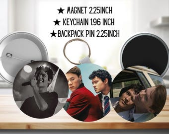 Young Royals, Wilhelm, Simon, August, Sara, Felicie, Hillerska | PINS, SCHLÜSSELANHÄNGER, MAGNET