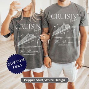 Custom Cruise Shirt Comfort Colors Personalized Cruise Matching Cruise Tees Girls Trip Cruise Oversized Comfort Colors Group Cruise Shirts
