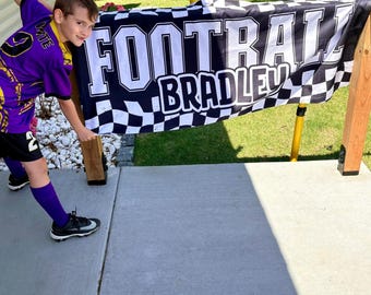Custom Football Name Towel Custom Team Name Personalized Boy Beach Towel Football Team Gift Football Coach Gift Football Mom