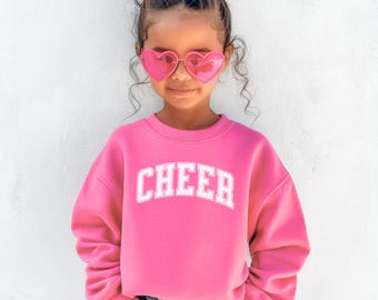 Cheer Sweatshirt Kids Cheerleader Gift for Cheer Team Gift Youth Cheer Sweater Cheerleading Gift Cheer Competition