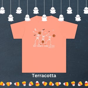 Terracotta Orange Youth Bible Verse Halloween Gift Boy Halloween T-shirt Girl Halloween Tee