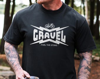 Gravel Bike Shirt Cycling Gift for Him Road Bike Tee Cycling Tshirt Comfort Colors Gravel Bicycle Shirt Bikepacking Gift for Dad Biking