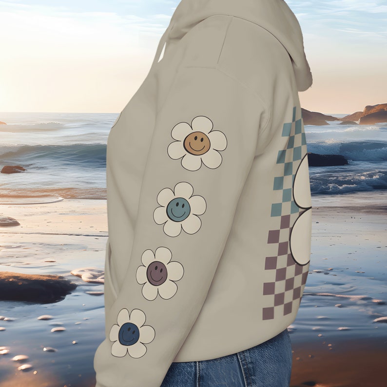 Oversized VSCO Hoodie Fun Gift Idea Sweatshirt for Her Sand Hoodie
