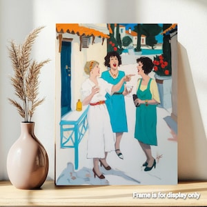 Kit di pittura con i numeri Golden Girls Getaway: rilassante lavoretto fai da te