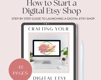 How to start an Etsy shop for beginners , Product ideas, Set up Etsy shop, Sell on Etsy, Etsy digital shop set up, 40 free Etsy listings