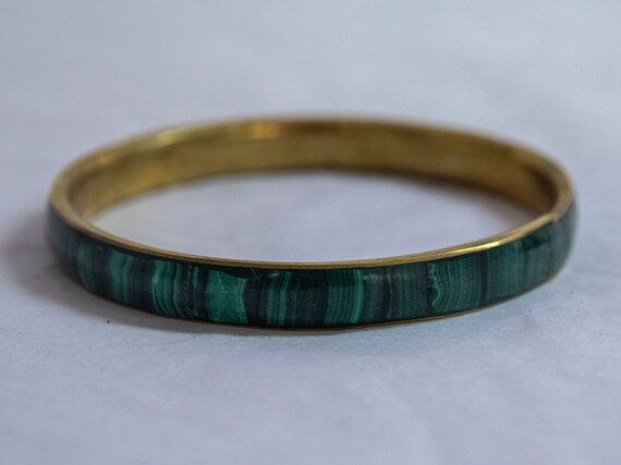 Handcrafted Malachite Bracelets with Copper and B… - image 2