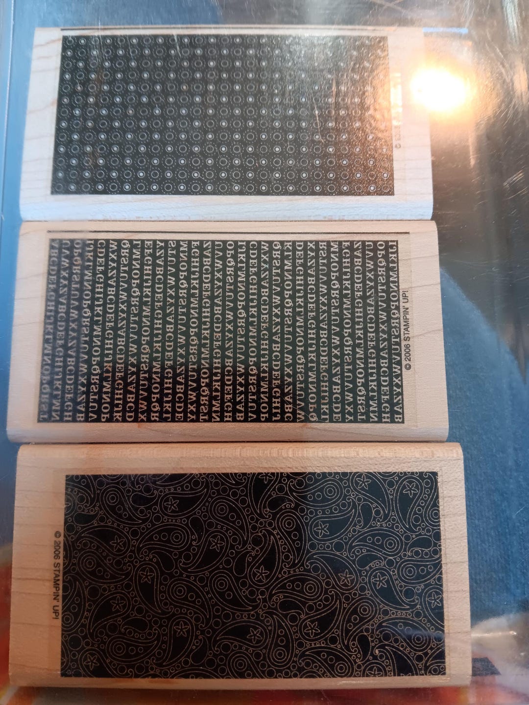 Letter Patterns Stampin up Box Set - Etsy