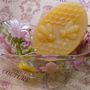 Natürliches Bienenwachs und Zitrus Glycerin Seife