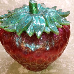 Resin Strawberry jar