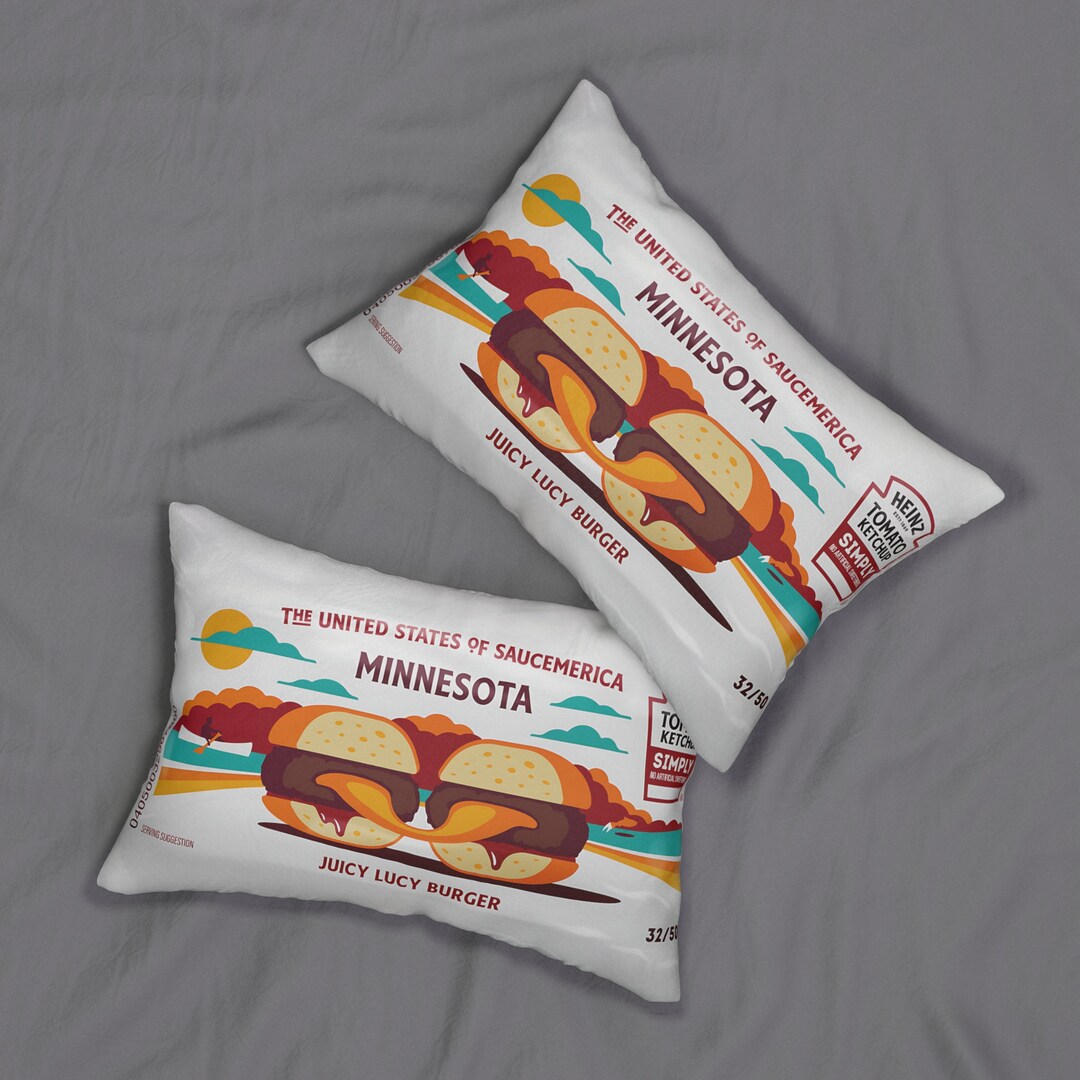 Minnesota Heinz Tomato Ketchup Pillow USA Culinary Pillow Etsy