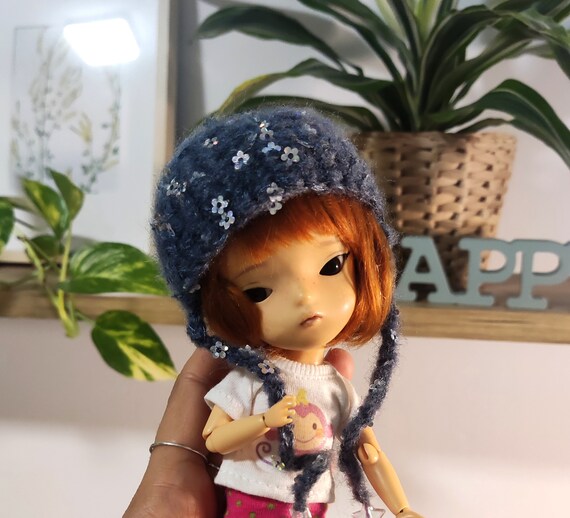 Mohair Hat for 6 7 Heads BJD Persona Secretdoll Elfdoll
