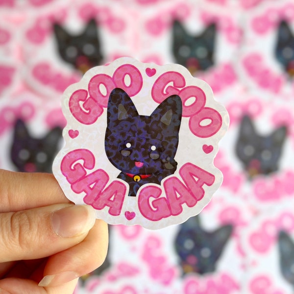 Holographic Wooyoung Aegyo Sticker: ATEEZ Kpop Fan Gift