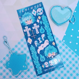 Foglio adesivo decorativo scintillante Ignihyde Idia e Ortho Shroud