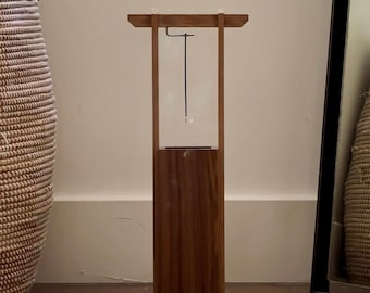 Oak and Walnut Incense Tower Burner