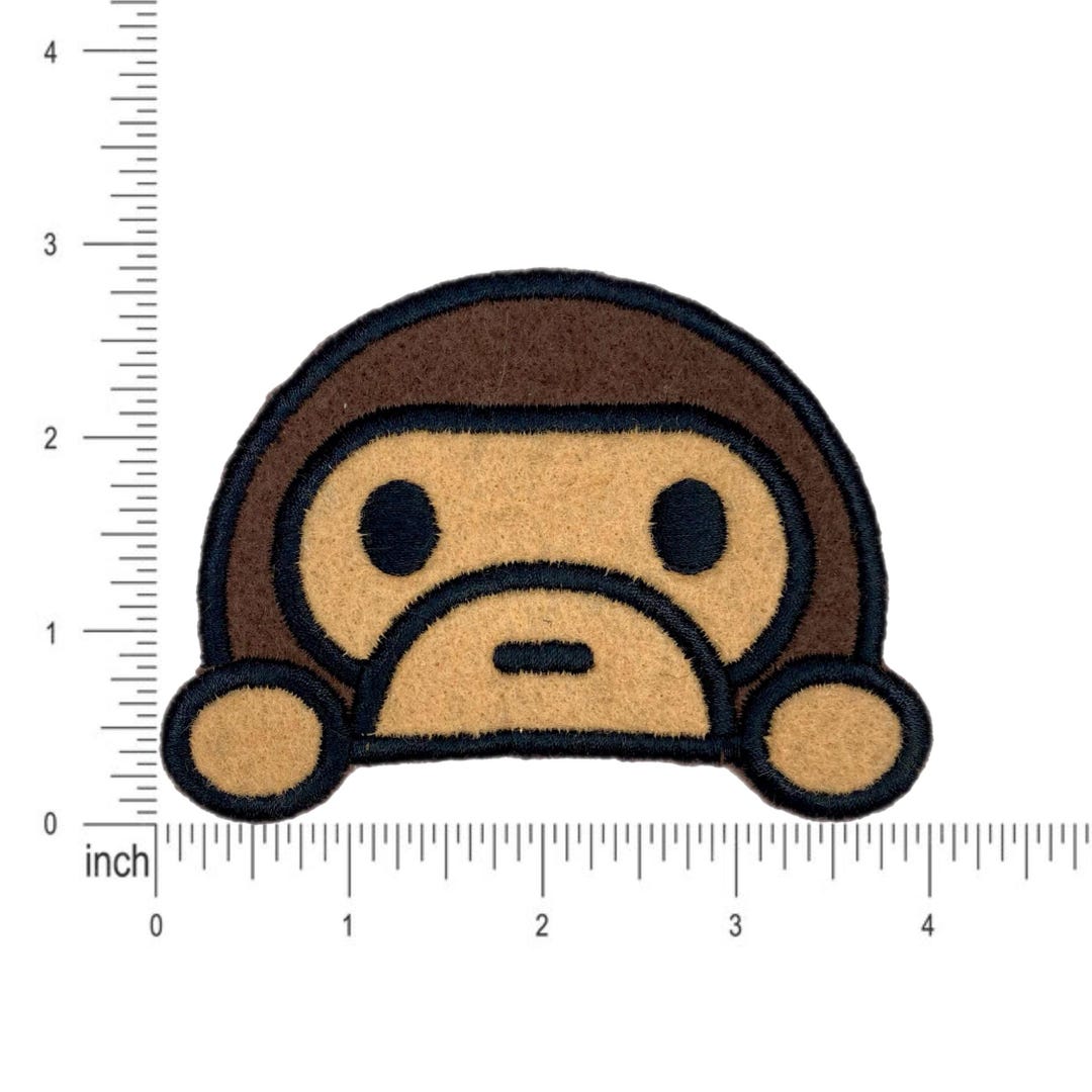 Baby Milo Peaking Appliqué Embroidered Patch - Etsy
