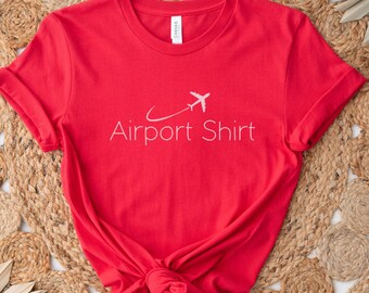 Cute travel tee, gift for traveler, airport shirt, jetsetter shirt, fun gift for traveler, shirt for vacation, vacay tee, vacation tee