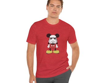 Mickey storm trooper shirt, funny star wars t-shirt. Gift for star wars fan. Best dad in the galaxy gift. Storm trooper shirt.
