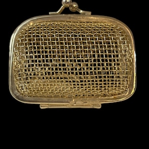 Mid Century Cage Mesh Coin Purse