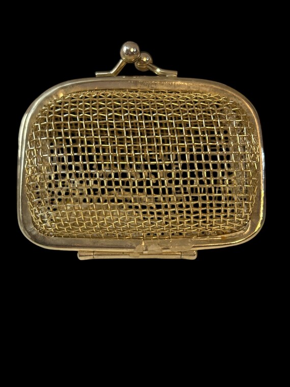 Mid Century Cage Mesh Coin Purse