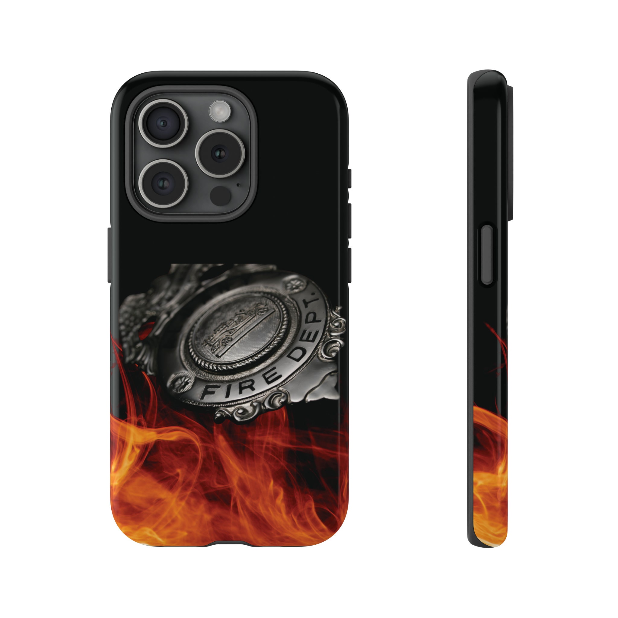 Fire Fighter Phone Case, Fire Phone Case, Fire Badge Case, Badge Case, Gift for Fireman, Firemen Case, Fire Rescue Case