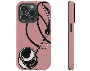 Stethoscope Phone Case, Doctor Phone Case, Nurse Phone Case, Gift for Nurse, iphone 15, Samsung 23, Nurse Case