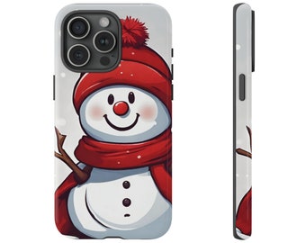 Snowman Case, Snowman Phone Case, Christmas Phone Case, Winter Phone Case, Snowman, Iphone Case, Samsung Case
