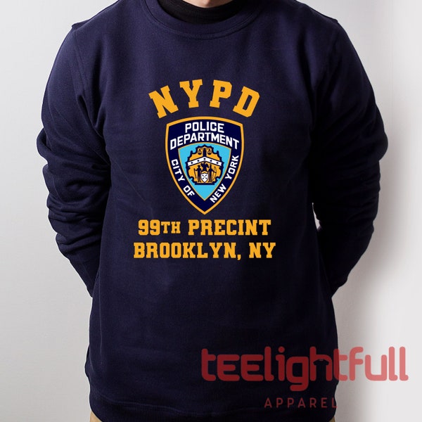 Brooklyn Nine-Nine NYPD Sweatshirt,Brooklyn Nine-Nine NYPD Hoodie,Brooklyn99 NYPD Sweatshirt,Brooklyn Nine-Nine Jake Captain Holt Sweatshirt