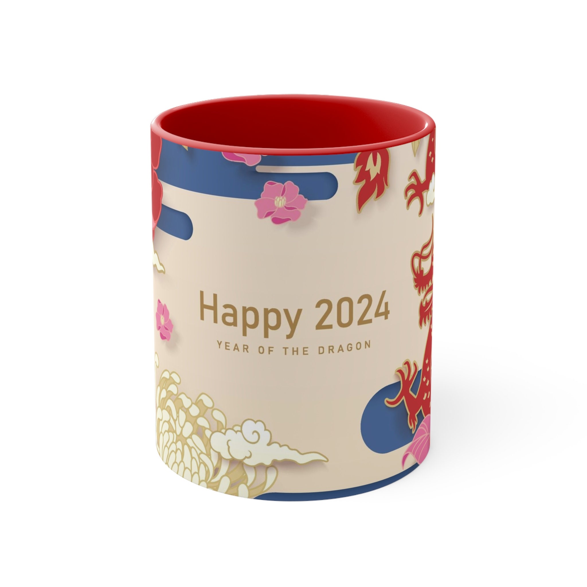 Lunar New Year Mug 2024 Year of the Dragon Etsy