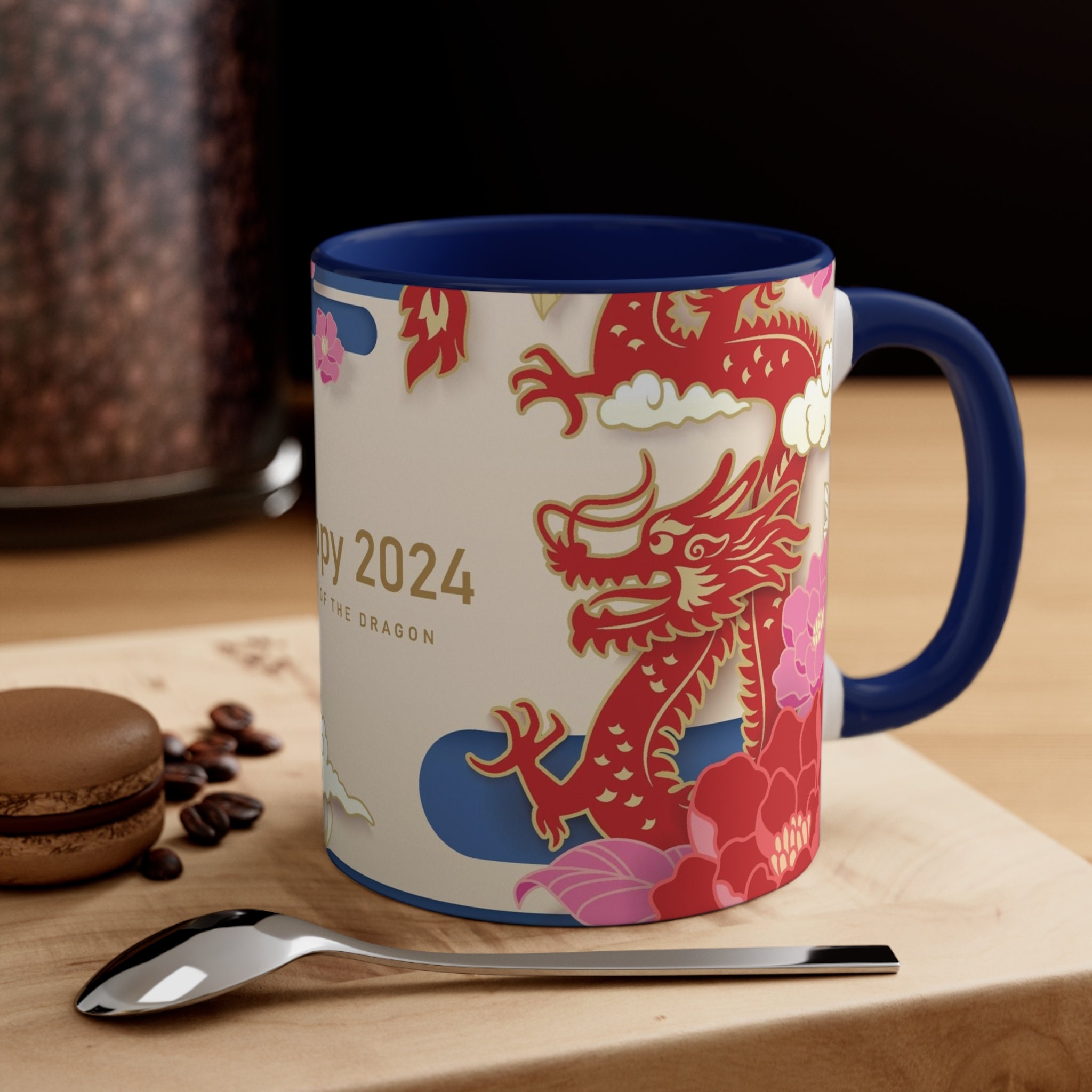 Lunar New Year Mug 2024 Year of the Dragon Etsy