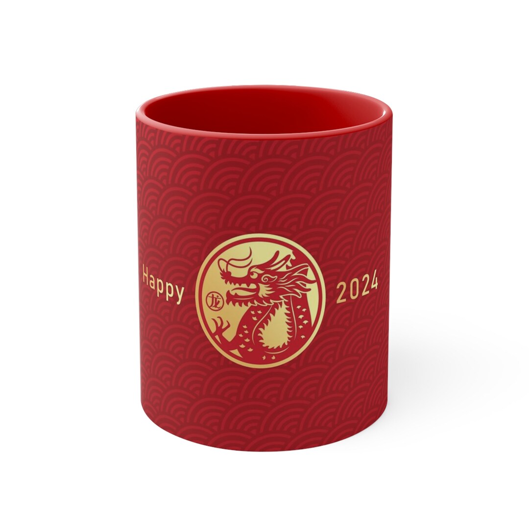 Lunar New Year Mug 2024 Year of the Dragon Etsy