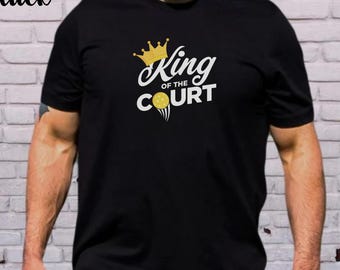 Pickleball Shirt, King of the Court T-shirt, Pickleball Lovers Gifts,  Funny Pickleball Shirt, Pickleball Player Tee, Pickleball Apparel