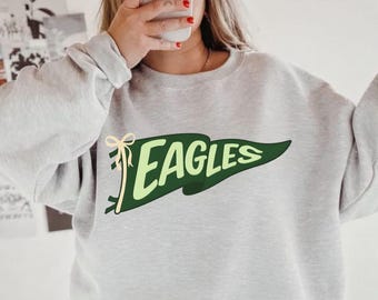 Custom Pennant Flag Team Name Sweatshirt, Baseball Team Crewneck, Team Name Pennant Sweater, Custom Football Team Pullover, Baseball Mom