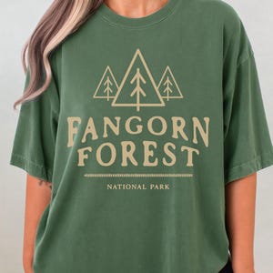 Fangorn Forest National Park Comfort Colors Unisex T-Shirt for Him and Her, Book Lover Gift, Fantasy Book Shirt - Multiple Colors