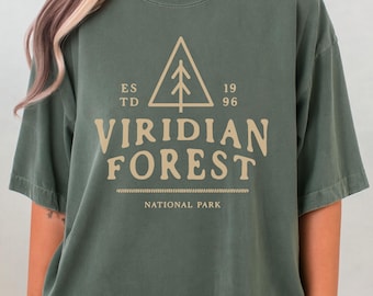 Viridian Forest National Park Comfort Colors® Unisex T-Shirt, Video Game Shirt for Him and Her - Multiple Colors