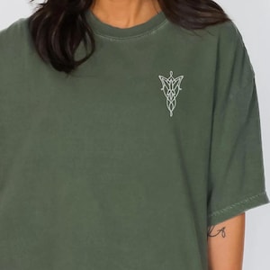 Evenstar Minimal Embroidered Comfort Colors Unisex Shirt - Multiple Colors