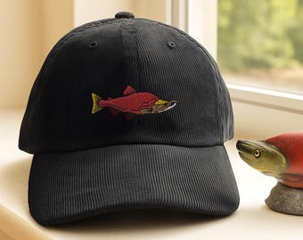 Sockeye Salmon Hat Rope Hat 100% Polyester Fly Fishing One  display picture 1