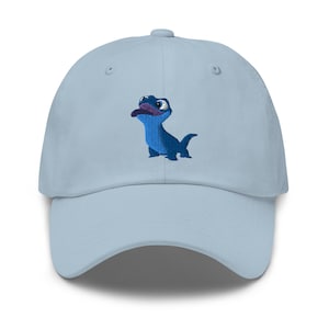 Bruni the Salamander Hat, Embroidered Adjustable Relaxed Fit Dad Hat Baseball Cap, Theme Park Hat