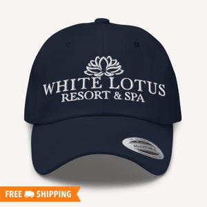 Resort and Spa Hotel Embroidered Adjustable Relaxed Fit Hat - Multiple Colors