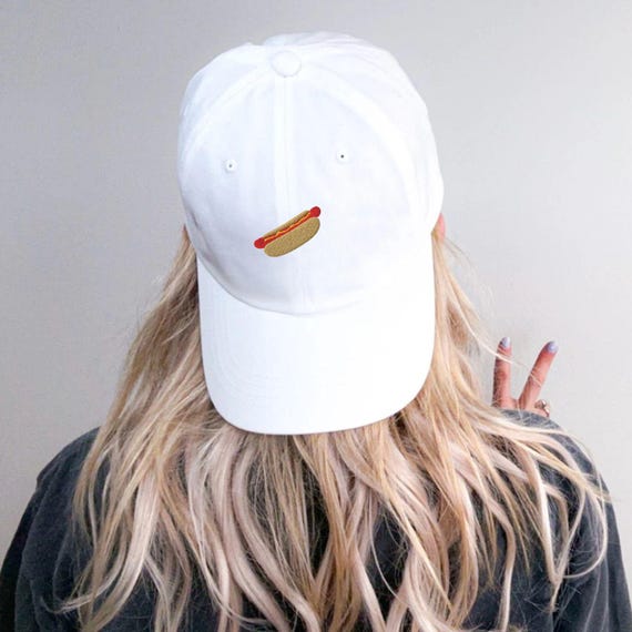 Hot Dog Embroidered Adjustbale Relaxed Fit Hat, Glizzy Hotdog Hat, Glizzy Lover, Fourth of July Hat, Hot Dog Lover, Hotdog Baseball Hat