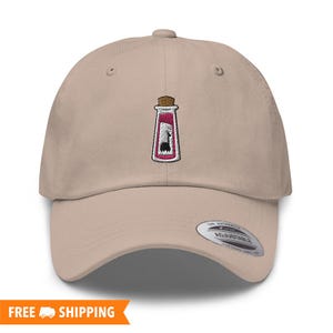 Llama Poison Embroidered Adjustable Relaxed Fit Dad Hat, Theme Park Hat, Kuzco Poison Hat - Multiple Colors