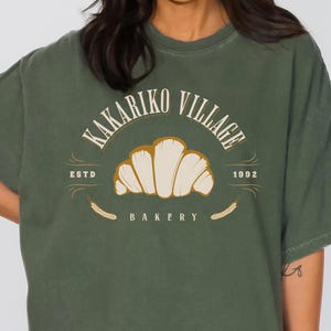 Kakariko Village Bakery Comfort Colors Unisex Shirt, Cute Video Game Shirt for Him and Her - Multiple Colors